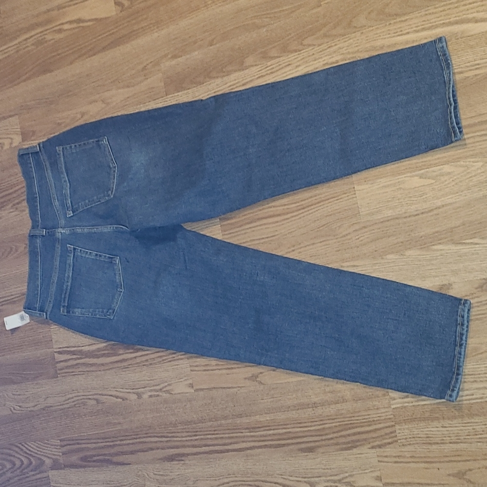 New Old Navy distressed SKI-HI STRAIGHT button fly jeans sizes 6 - Picture 7 of 8